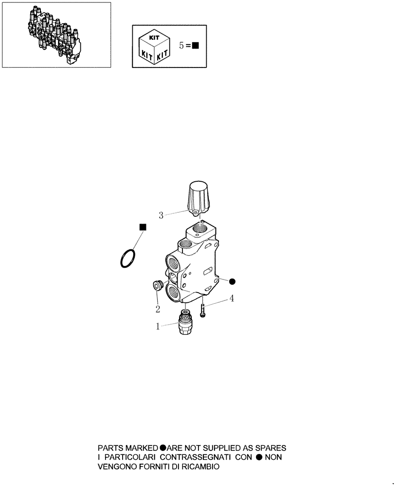 Схема запчастей Case CX27B - (1.050A[07]) - HYDRAULIC CONTROL VALVE - COMPONENTS (BOOM SWING) (01) - Section 1