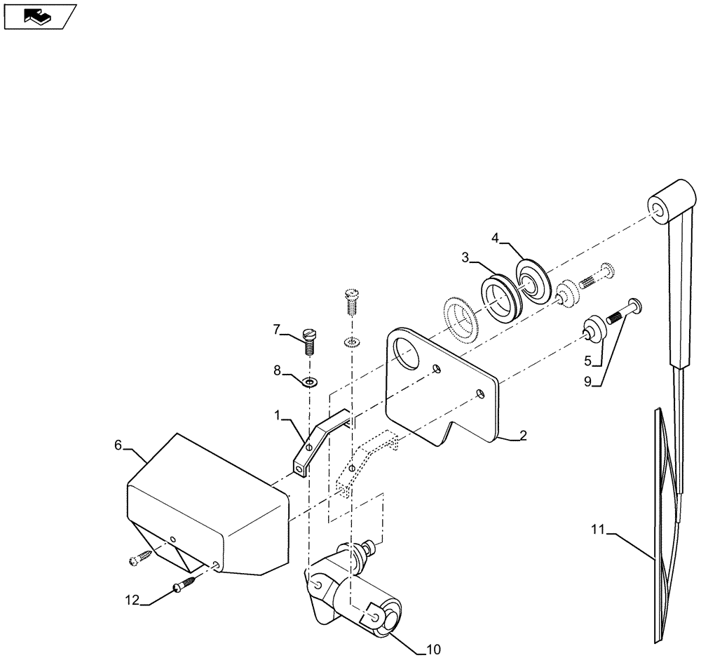 Схема запчастей Case SV211 - (55.518.AW[01]) - REAR WINDSCREEN (55) - ELECTRICAL SYSTEMS