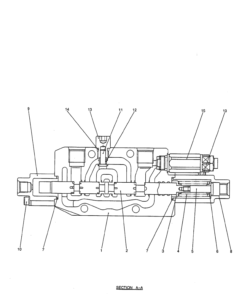 Схема запчастей Case CX50B - (08-003) - VALVE ASSEMBLY, CONTROL (DOZER) ELECTRICAL AND HYDRAULIC COMPONENTS