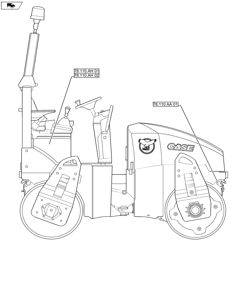 Схема запчастей Case DV26 - (00.000.78) - PICTORIAL INDEX - SPRAYERS (00) - GENERAL & PICTORIAL INDEX