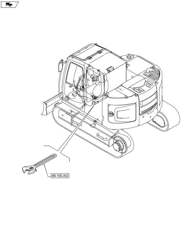 Схема запчастей Case CX80C - (88.000.00) - SECTION INDEX - ACCESSORIES (88) - ACCESSORIES