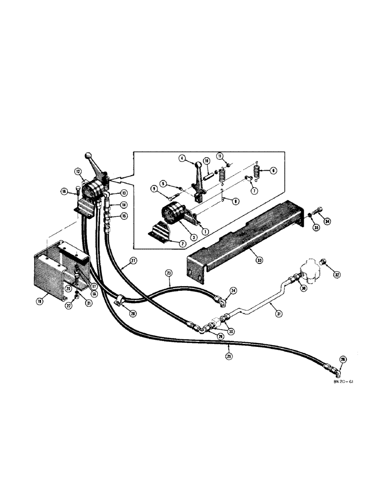 Схема запчастей Case 420 - (180[1]) - C-12 WINCH HYDRAULIC CONTROLS (05) - UPPERSTRUCTURE CHASSIS