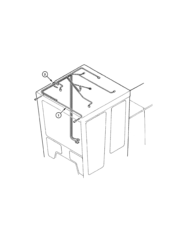 Схема запчастей Case 865 VHP - (04-34[01]) - ELECTRICAL SYSTEM - CAB (04) - ELECTRICAL SYSTEMS