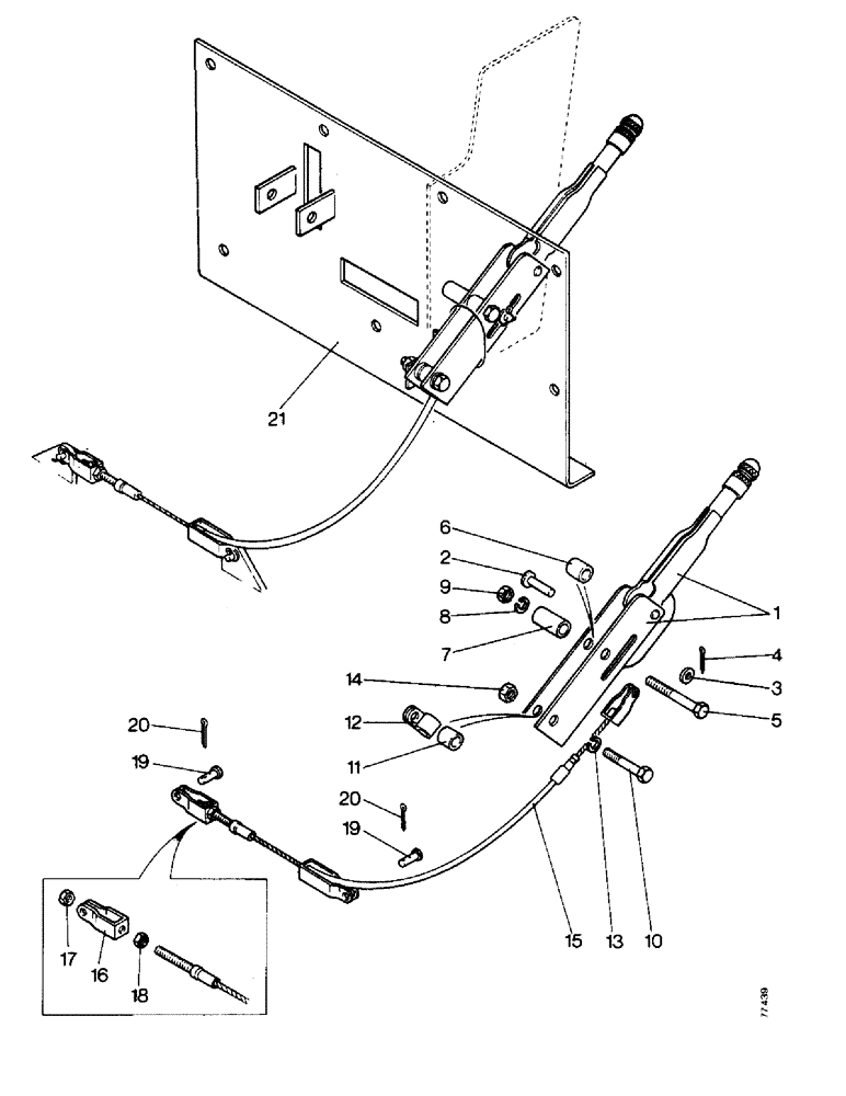 Схема запчастей Case 850 - (E03-1) - PARKING BRAKE (03) - TRANSMISSION