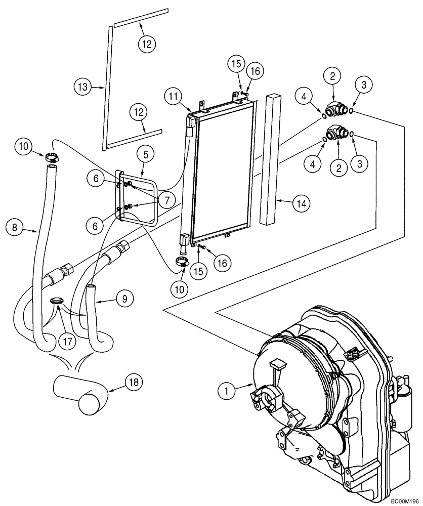 Схема запчастей Case 521D - (06-01) - HYDRAULICS - TRANSMISSION (06) - POWER TRAIN