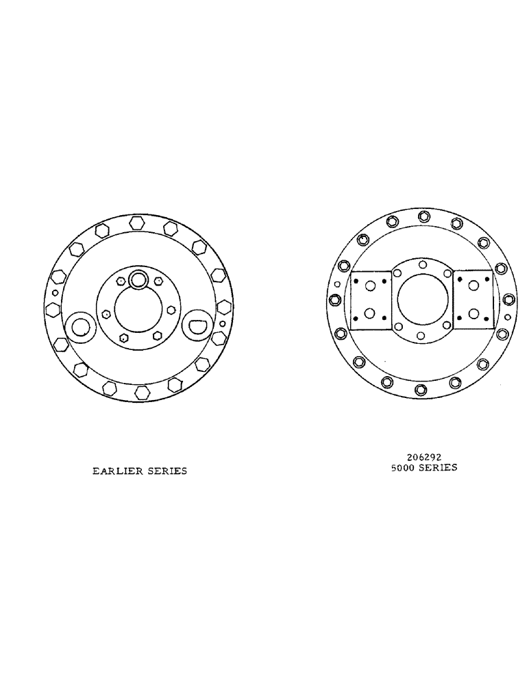 Схема запчастей Case 30YM - (062A) - CRAWLER DRIVE MOTOR IDENTIFICATION (07) - HYDRAULIC SYSTEM