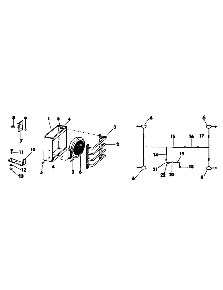 Схема запчастей Case 50 - (155) - WORKLIGHTS AND GUARDS WITH ELECTRICAL (55) - ELECTRICAL SYSTEMS