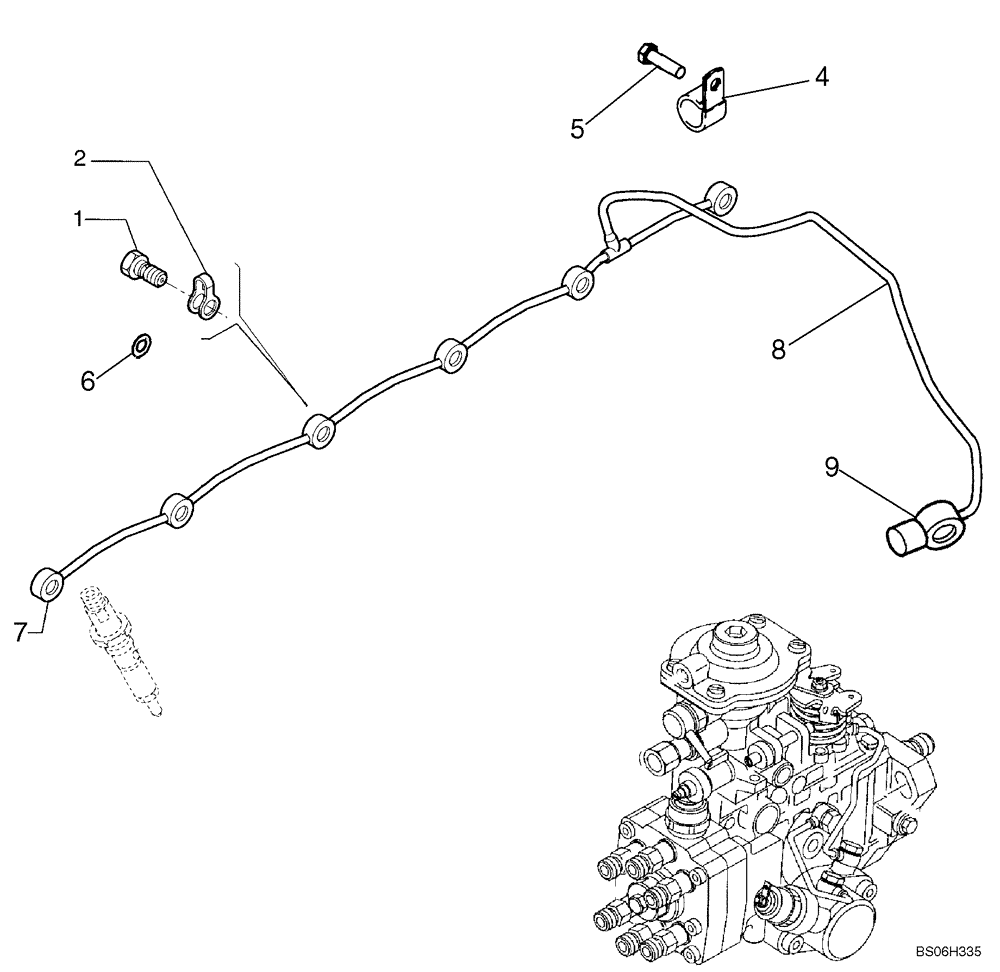 Схема запчастей Case 850K - (03-13) - FUEL INJECTION SYSTEM (03) - FUEL SYSTEM