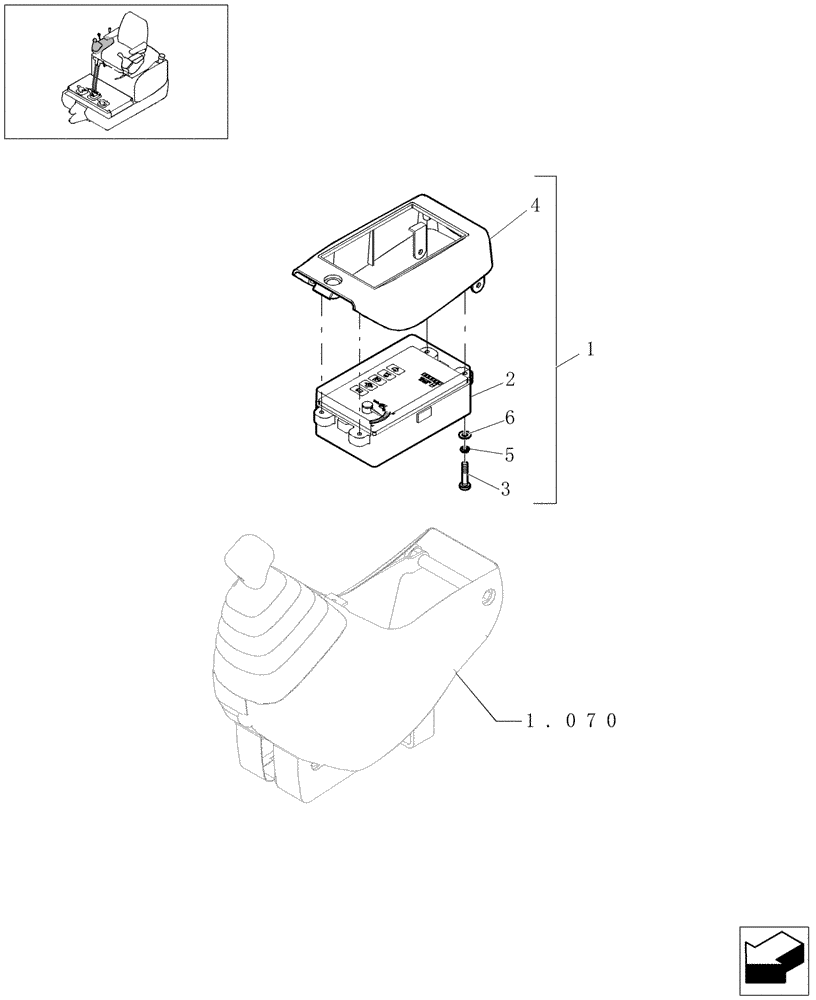 Схема запчастей Case CX16B - (1.220[02]) - ELECTRIC SYSTEM - PANEL INSTRUMENT (55) - ELECTRICAL SYSTEMS