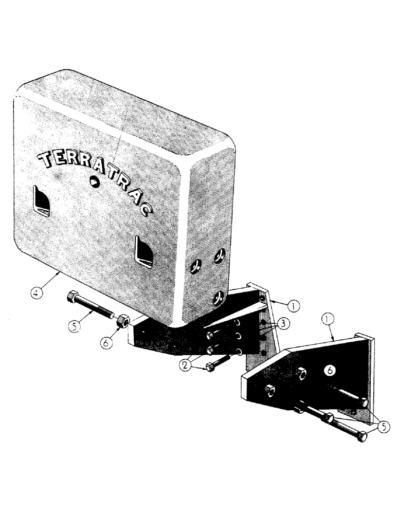 Схема запчастей Case 800 - (192) - COUNTERWEIGHT INSTALLATION, COUNTERWEIGHT, MTG. PARTS (05) - UPPERSTRUCTURE CHASSIS