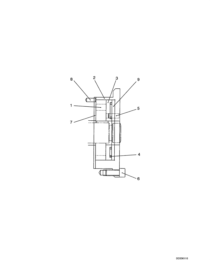 Схема запчастей Case CX47 - (08-26[00]) - PUMP (08) - HYDRAULICS