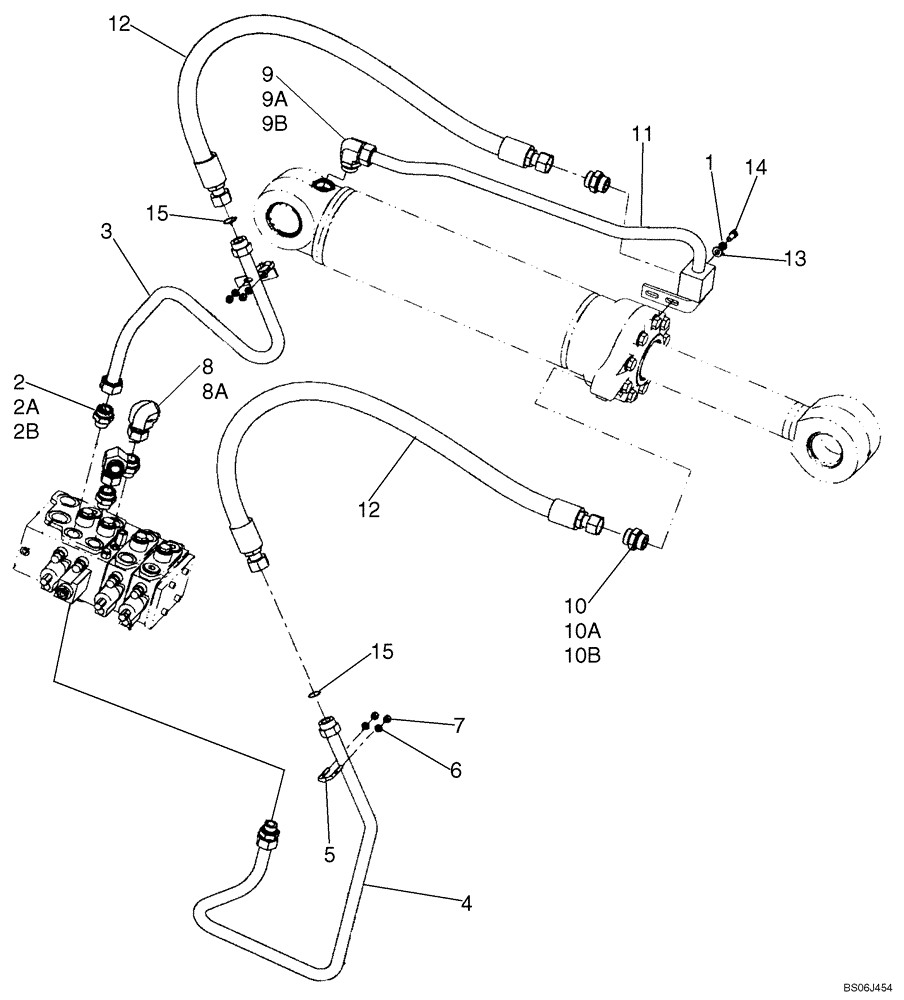 Схема запчастей Case 921E - (08-13) - HYDRAULICS - LOADER BUCKET (08) - HYDRAULICS