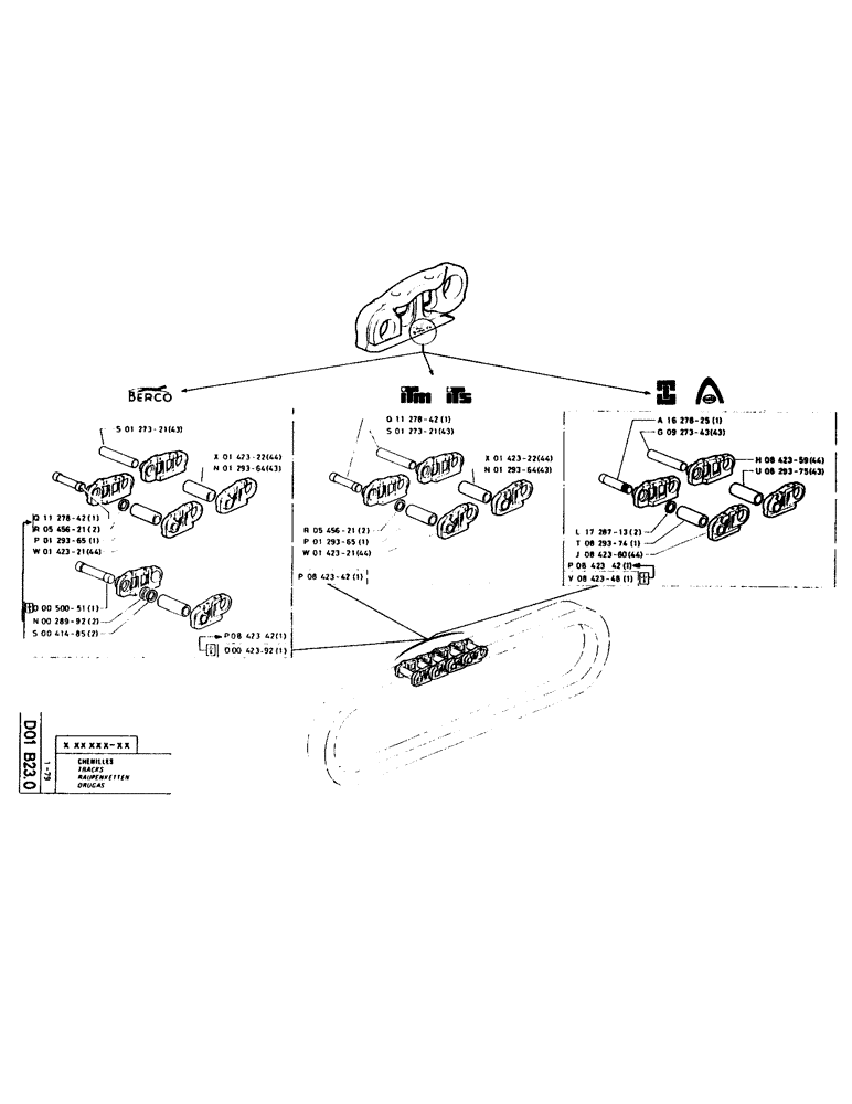 Схема запчастей Case LC80M - (039) - TRACKS 