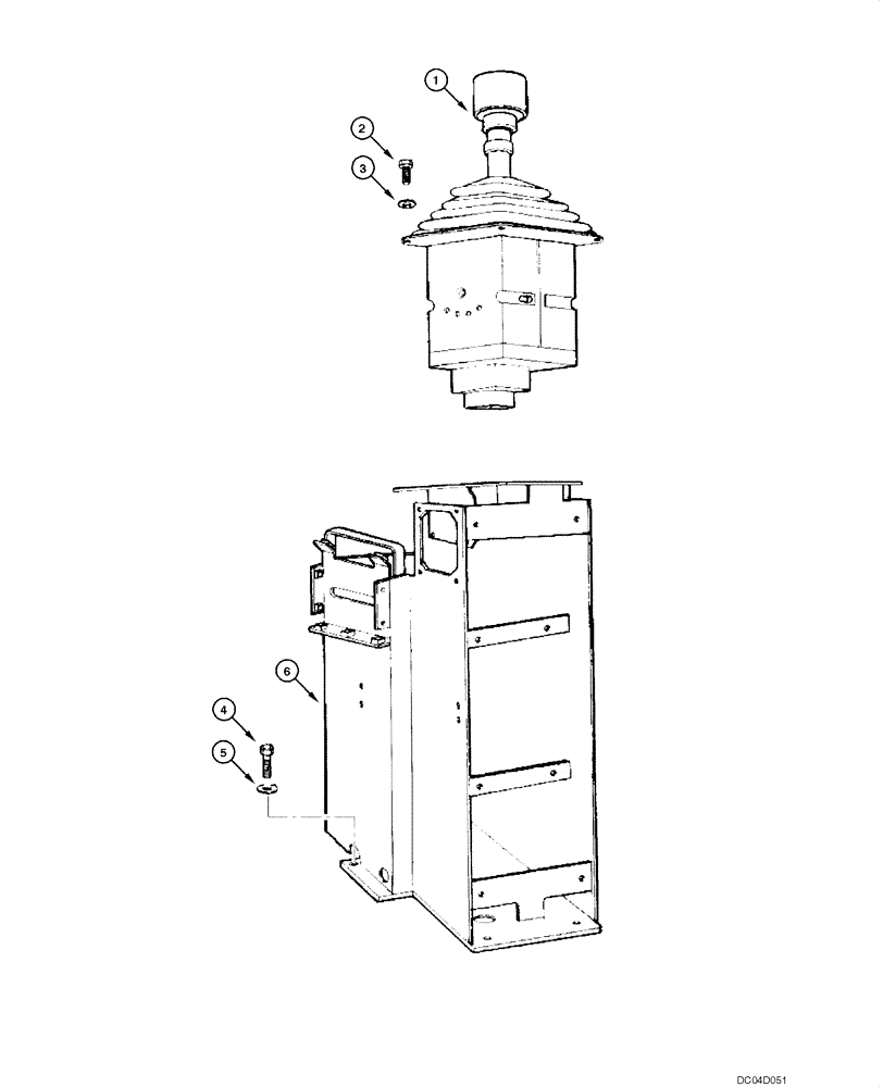 Схема запчастей Case 885 - (06.02[00]) - TRANSMISSION LEVER (06) - POWER TRAIN