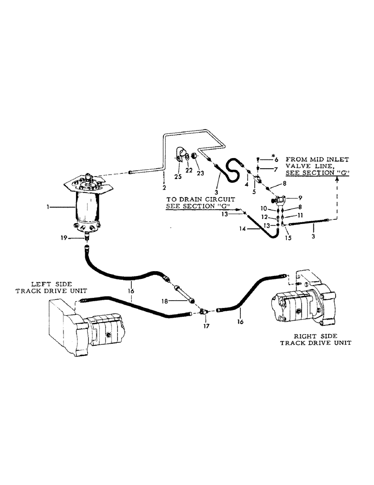 Схема запчастей Case 40EC - (E06) - TRACK BRAKE HYDRAULICS (07) - HYDRAULIC SYSTEM