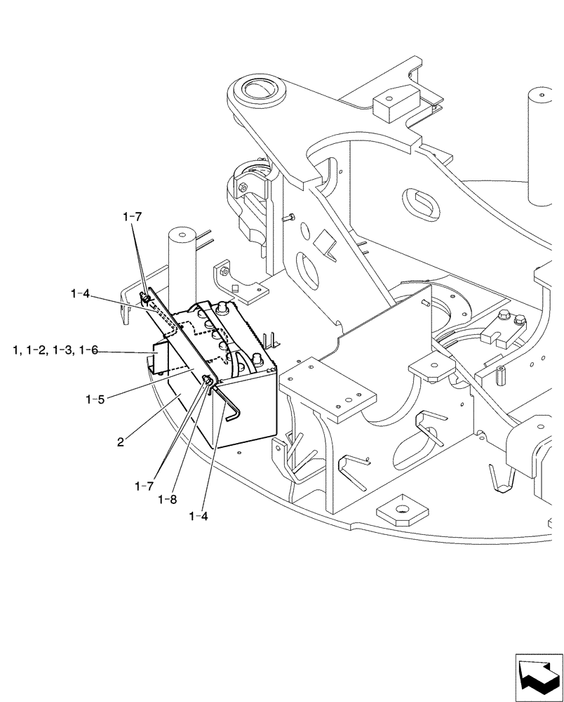 Схема запчастей Case CX36B - (01-094[00]) - BATTERY ASSY (50) - CAB CLIMATE CONTROL