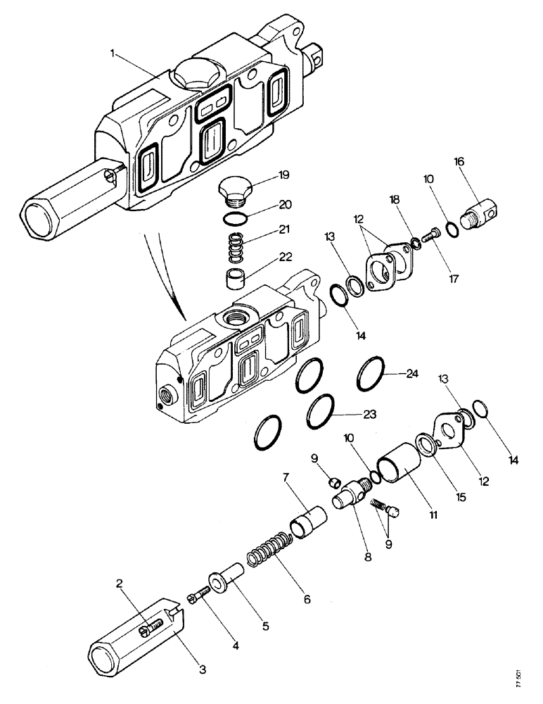 Схема запчастей Case 850 - (H15-1) - DOZER LIFT SECTION (07) - HYDRAULIC SYSTEM