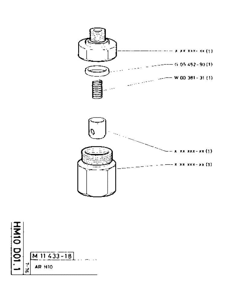 Схема запчастей Case 75P - (108) - NO DESCRIPTION PROVIDED (07) - HYDRAULIC SYSTEM