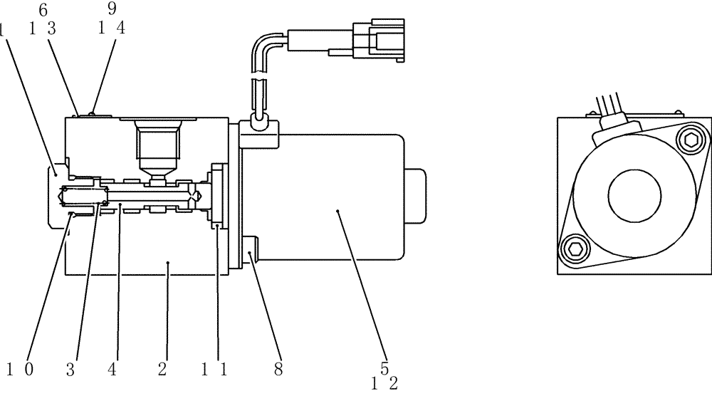 Схема запчастей Case CX31B - (HC855-01) - VALVE ASSY, SOLENOID (00) - GENERAL & PICTORIAL INDEX