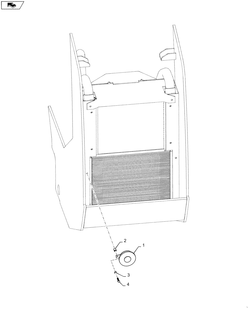 Схема запчастей Case 1150M LT - (55.408.AG[01]) - HORN (55) - ELECTRICAL SYSTEMS