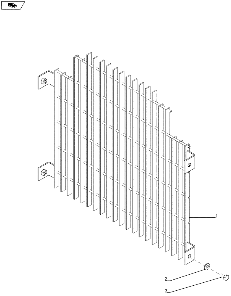 Схема запчастей Case 1150M WT/LGP - (10.400.BE[04]) - SANDBLAST SCREEN (10) - ENGINE