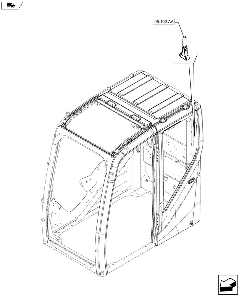 Схема запчастей Case CX75C SR - (05.000.00) - SECTION INDEX - MAINTENANCE (05) - SERVICE & MAINTENANCE