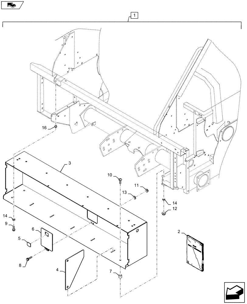 Схема запчастей Case TX742 - (88.035.01) - DIA KIT, LIFT CYLINDER LOCK (88) - ACCESSORIES