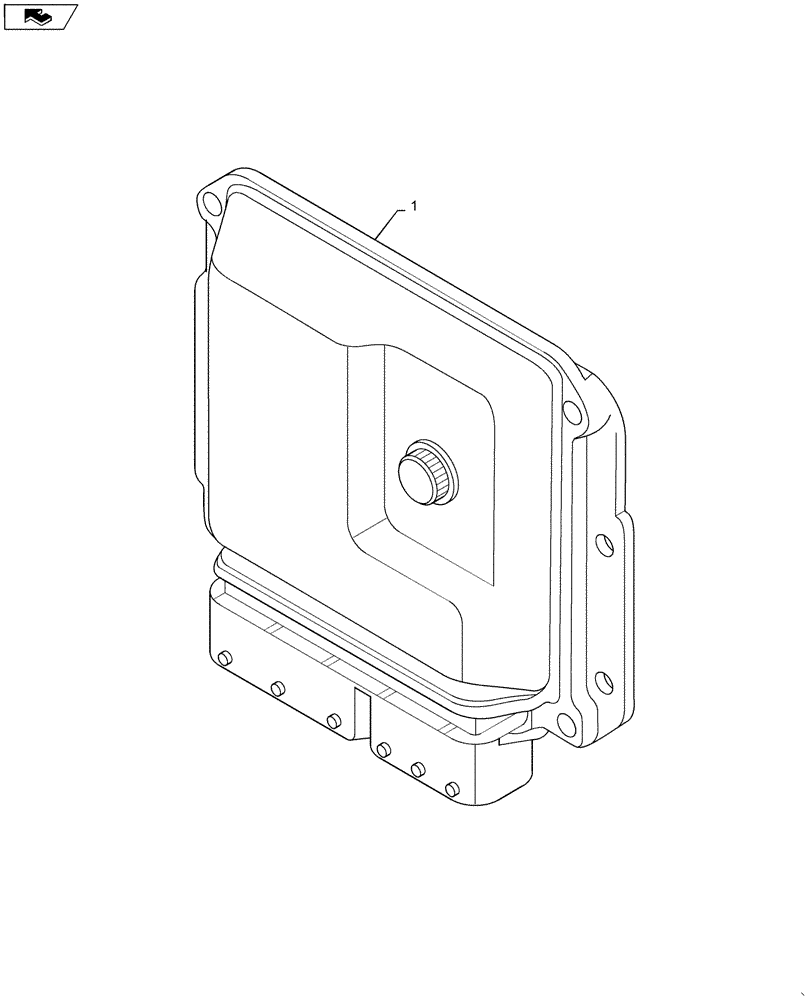 Схема запчастей Case SR175 - (55.015.AA) - ENGINE CONTROL UNIT (55) - ELECTRICAL SYSTEMS