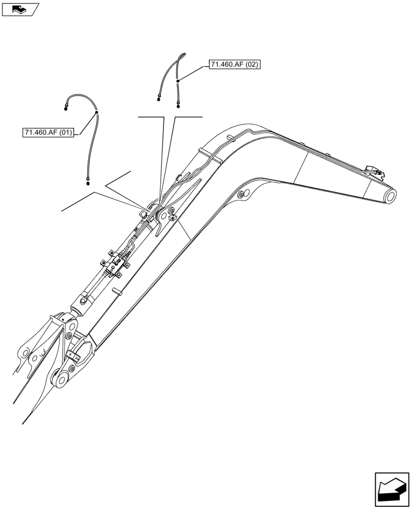 Схема запчастей Case CX75C SR - (71.000.00[01]) - SECTION INDEX - LUBRICANT (71) - LUBRICATION SYSTEM