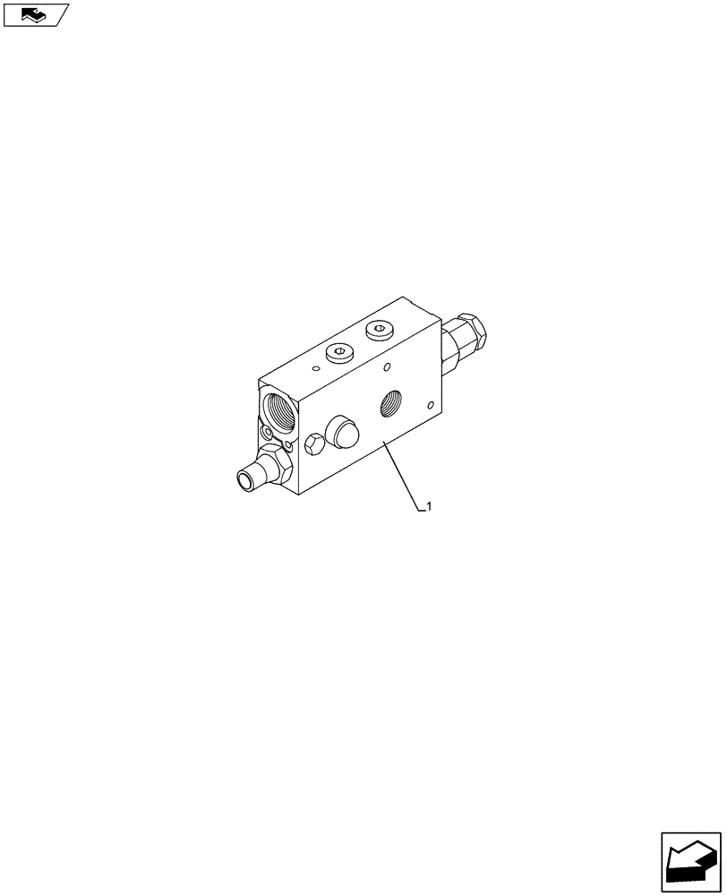 Схема запчастей Case CX80C - (35.737.AY) - VAR - 481064 - ARM CYLINDER HOLDING VALVE (35) - HYDRAULIC SYSTEMS