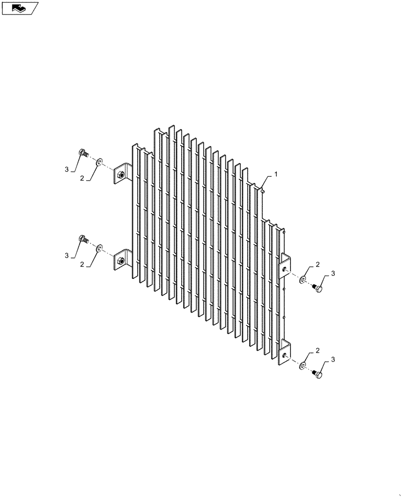 Схема запчастей Case 1150M LT - (10.419.AC[01]) - SANDBLAST SCREEN (10) - ENGINE