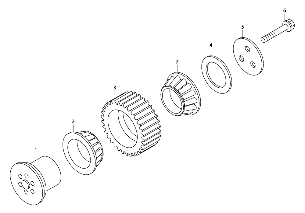 Схема запчастей Case 340 - (01A06000157[001]) - ENGINE - TIMING SYSTEM (01) - ENGINE