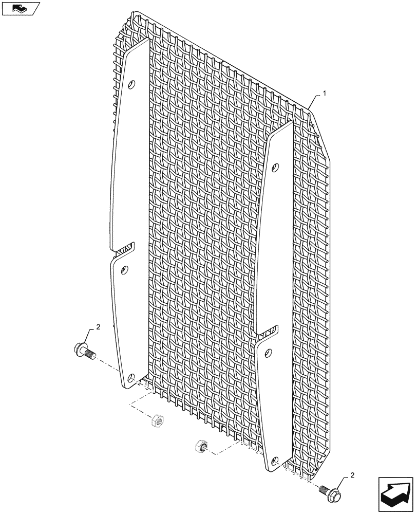 Схема запчастей Case 750M LT - (10.400.BE[01]) - SCREEN, RADIATOR, (10) - ENGINE