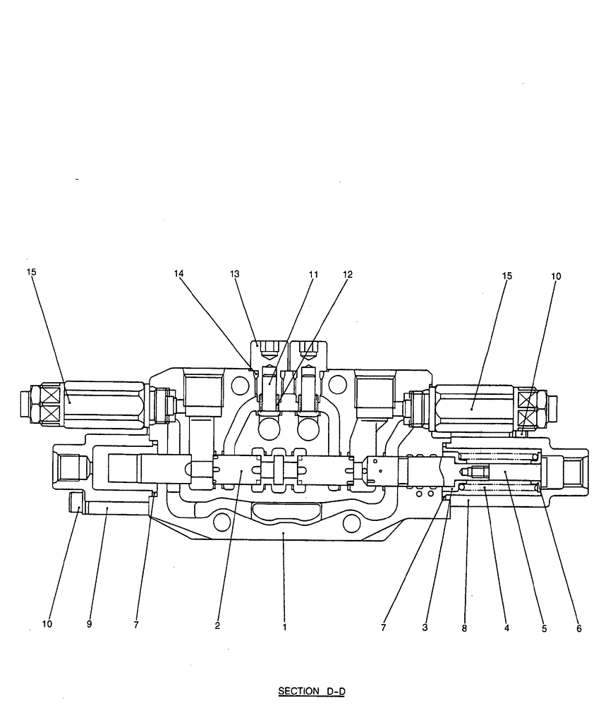 Схема запчастей Case CX50B - (08-006) - VALVE ASSEMBLY, CONTROL ELECTRICAL AND HYDRAULIC COMPONENTS