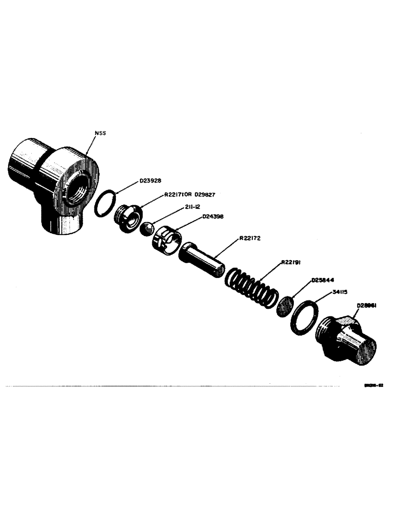 Схема запчастей Case 31 - (108) - R17530 AND D29826 RELIEF VALVES 