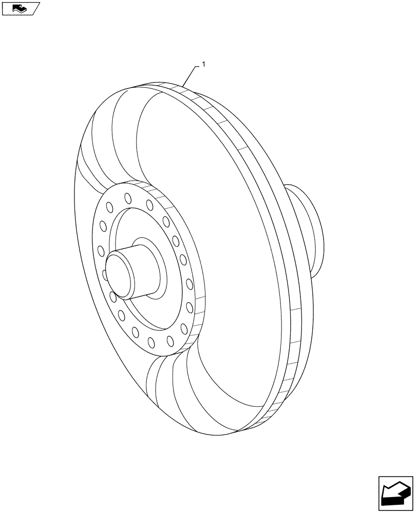 Схема запчастей Case 1221F - (21.700.AA) - TORQUE CONVERTER (21) - TRANSMISSION