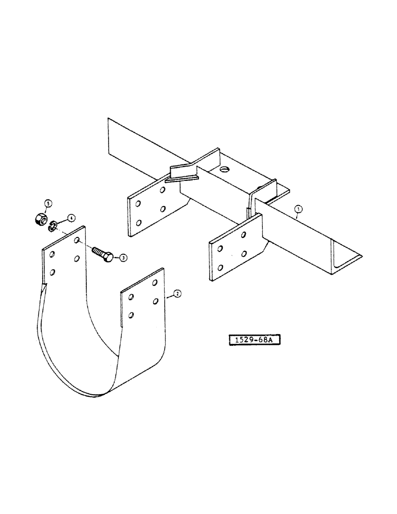 Схема запчастей Case 1529 - (218) - 30" TREE DIGGERS (89) - TOOLS