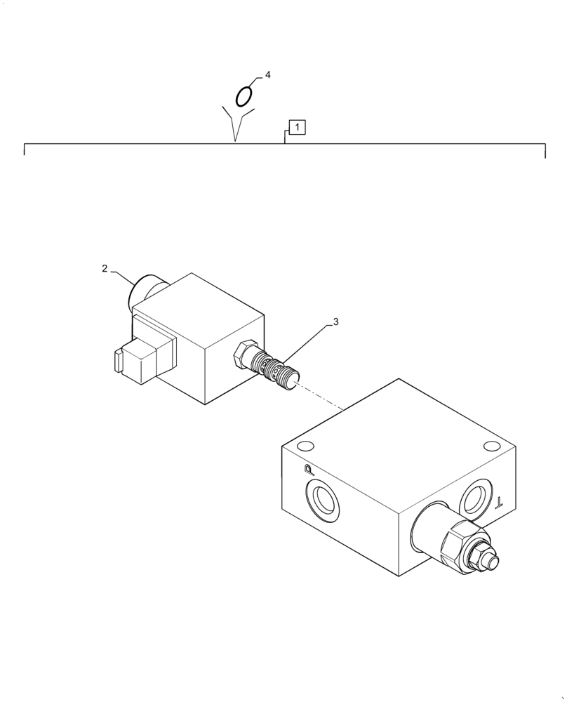 Схема запчастей Case SV300 - (35.734.AC) - HYDRAULIC COUPLER VALVE (35) - HYDRAULIC SYSTEMS