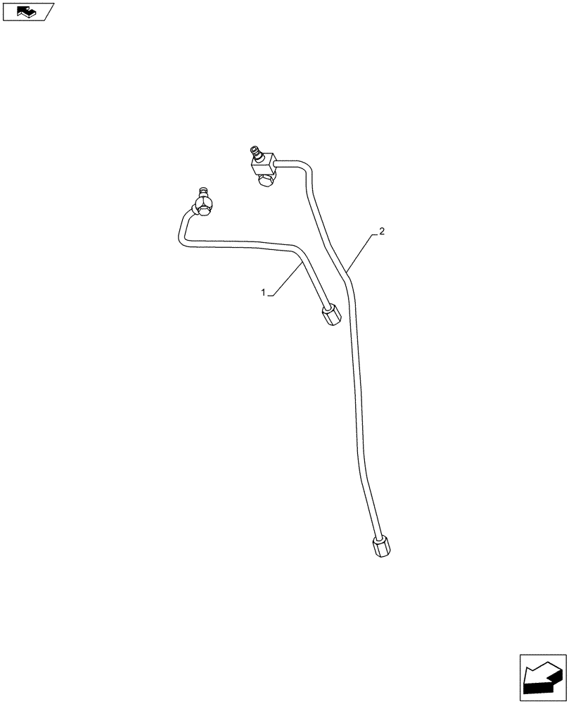 Схема запчастей Case F4HFE613S B004 - (10.254.AZ[02]) - ENGINE EXHAUST BRAKE, PIPE, WATER SUPPLY (10) - ENGINE