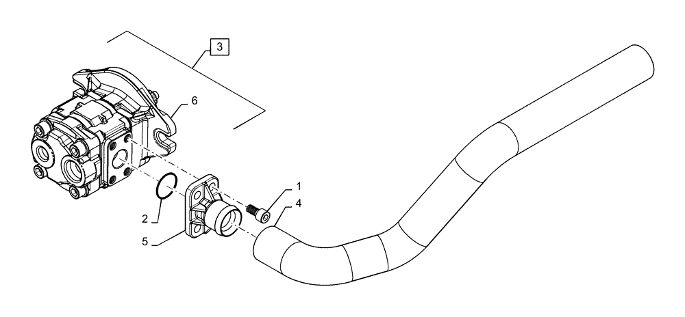 Схема запчастей Case SR200 - (35.220.AA[01]) - STANDARD GEAR PUMP (35) - HYDRAULIC SYSTEMS