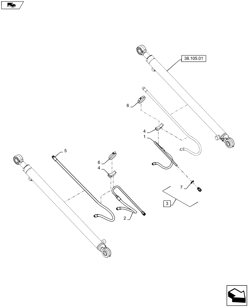 Схема запчастей Case SV300 - (35.701.AX[04]) - LOADER HYDRAULICS (SV300,TV380) AFTER JULY 31 2013 (35) - HYDRAULIC SYSTEMS