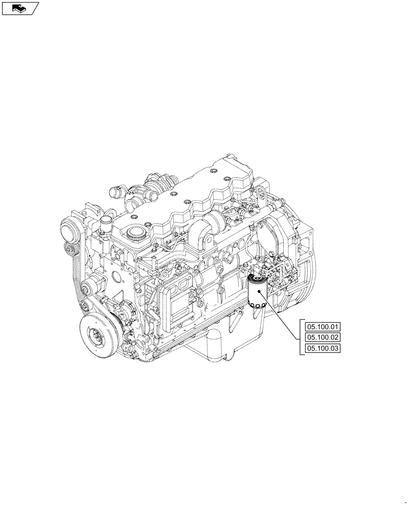Схема запчастей Case F4HFE613R B005 - (00.000.05) - PICTORIAL INDEX - MACHINE COMPLATION AND EQUIPMENT (00) - GENERAL & PICTORIAL INDEX