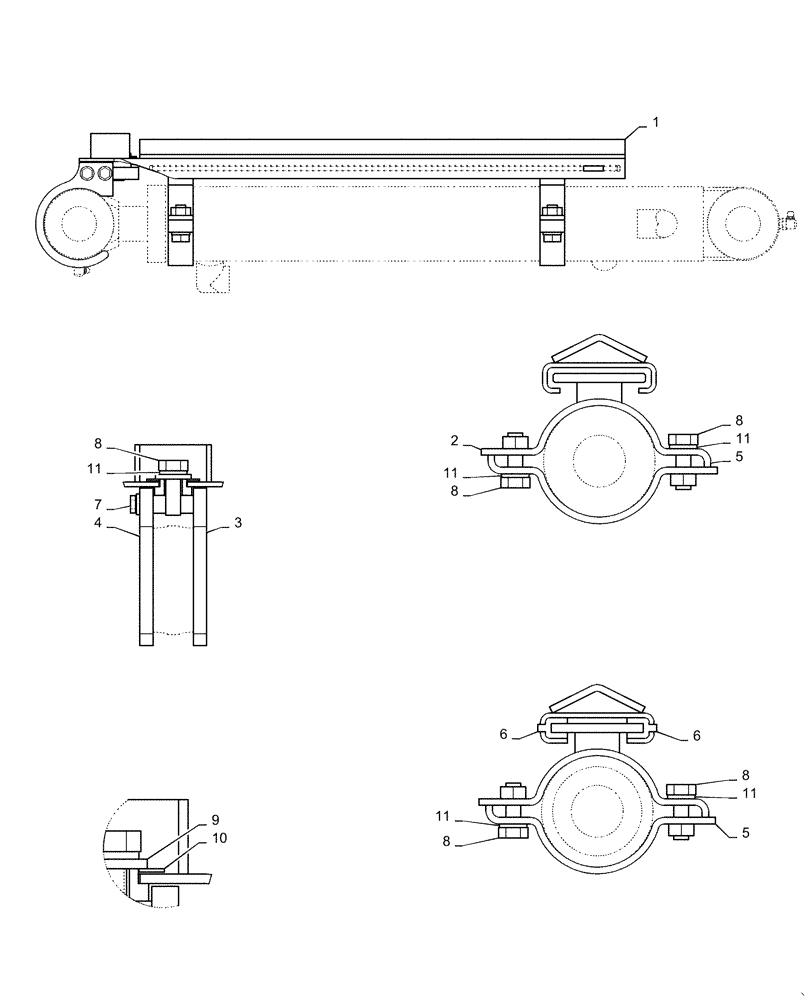 Схема запчастей Case CX27B ASN - (88.300.02) - COVER ASSY, BUCKET CYLINDER (88) - ACCESSORIES