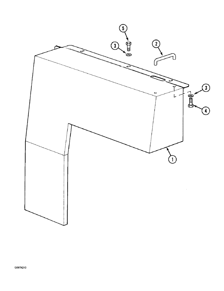 Схема запчастей Case 888 - (9C-06) - VALVE PANEL COVER, P.I.N. 15401 AND AFTER (09) - CHASSIS