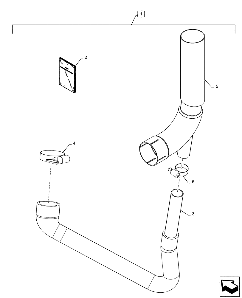 Схема запчастей Case SR130 - (88.010.01) - DIA KIT, ASPIRATOR SM NR (88) - ACCESSORIES