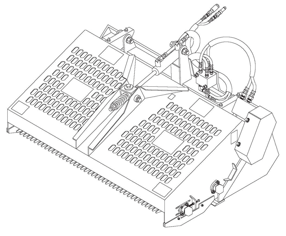 Схема запчастей Case SR200 - (95.006.AAT) - AUTO RAKE, SR200 (95) - CE ATTACHMENTS