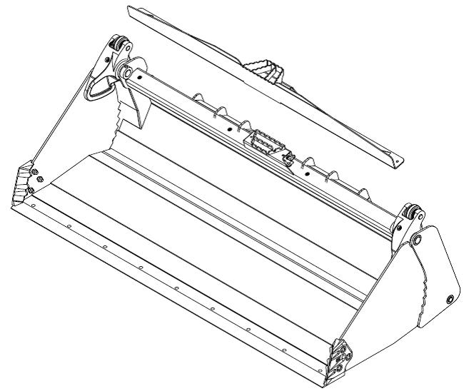 Схема запчастей Case 420CT - (95.018.CCG) - 4 X 1 BUCKET (CONSTRUCTION), 420CT (95) - CE ATTACHMENTS