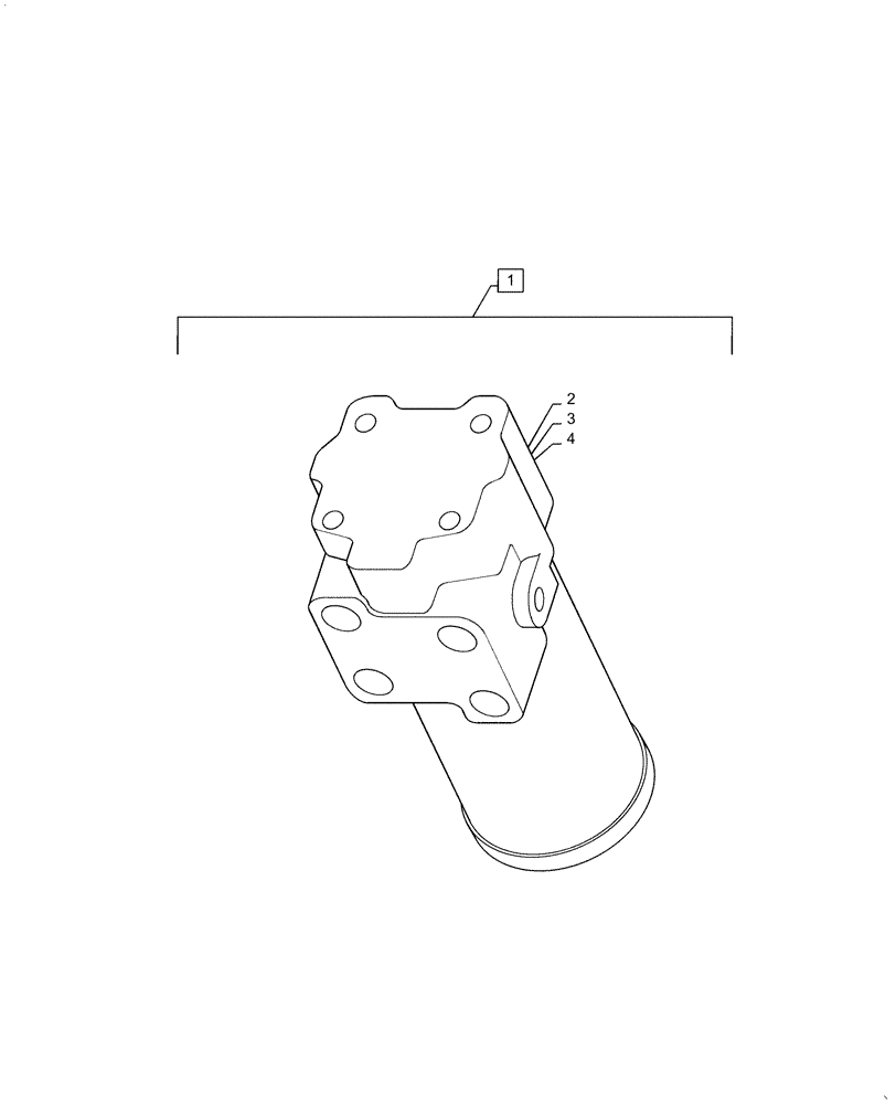 Схема запчастей Case 821F - (41.200.AT[01]) - STANDARD STEERING ORBITROL VALVE (41) - STEERING