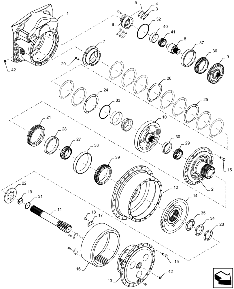 Схема запчастей Case 1150M WT/LGP - (48.130.AJ[05]) - FINAL DRIVE (48) - TRACKS & TRACK SUSPENSION