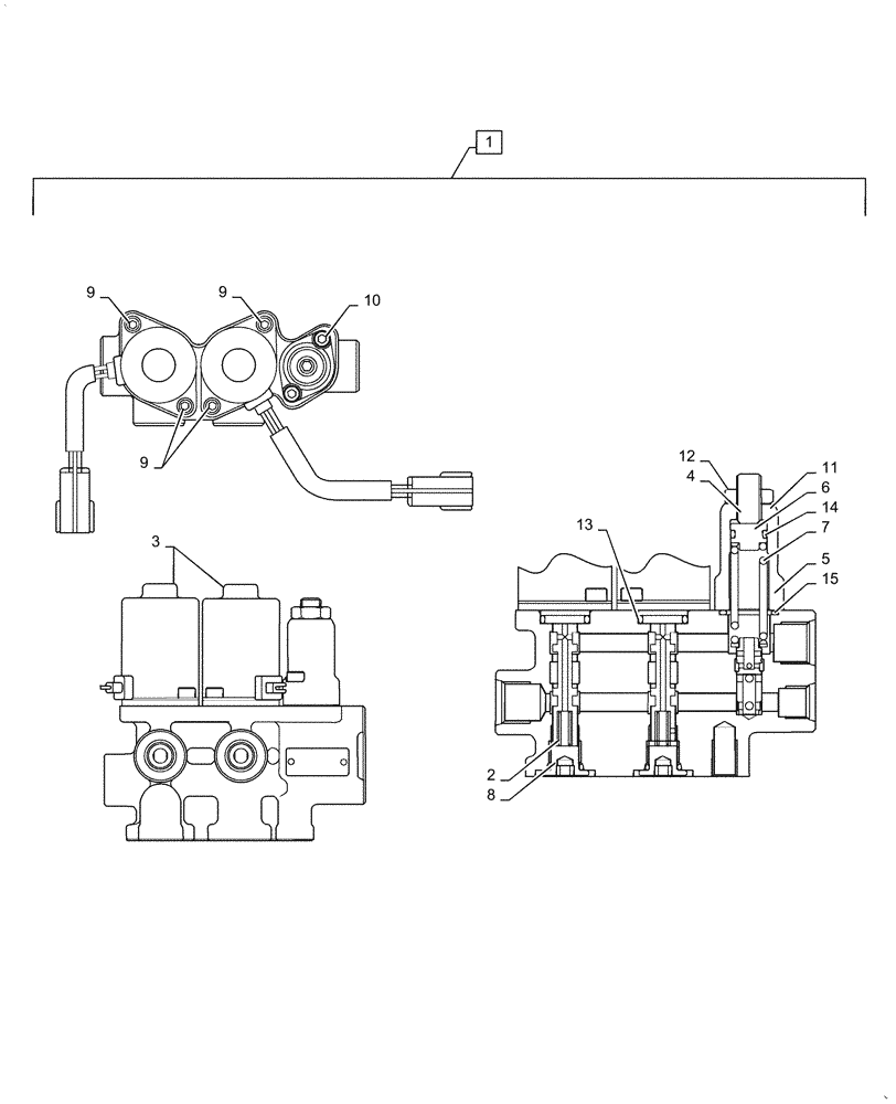 Схема запчастей Case CX36B - (01-061[04]) - CONTROL LINES, VALVE (COOLER) (35) - HYDRAULIC SYSTEMS